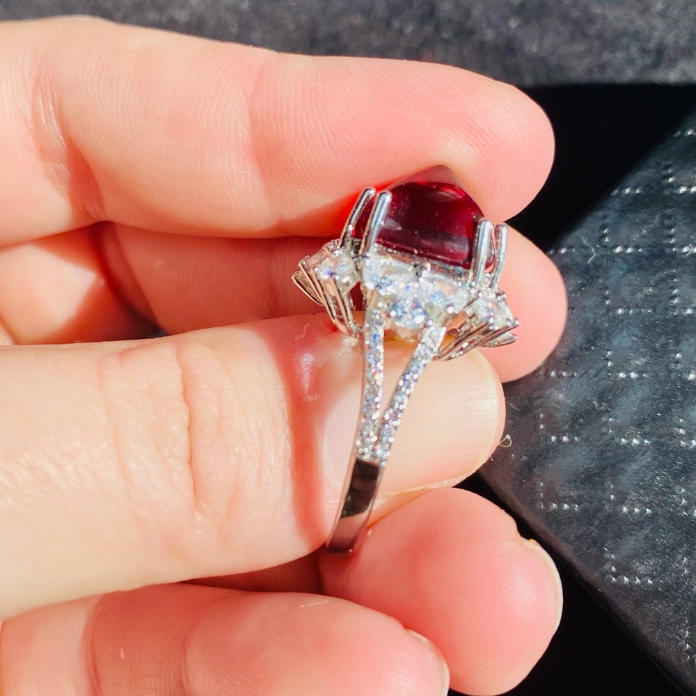 *NEW* | Sterling silver red ruby set - Picture 6 of 8